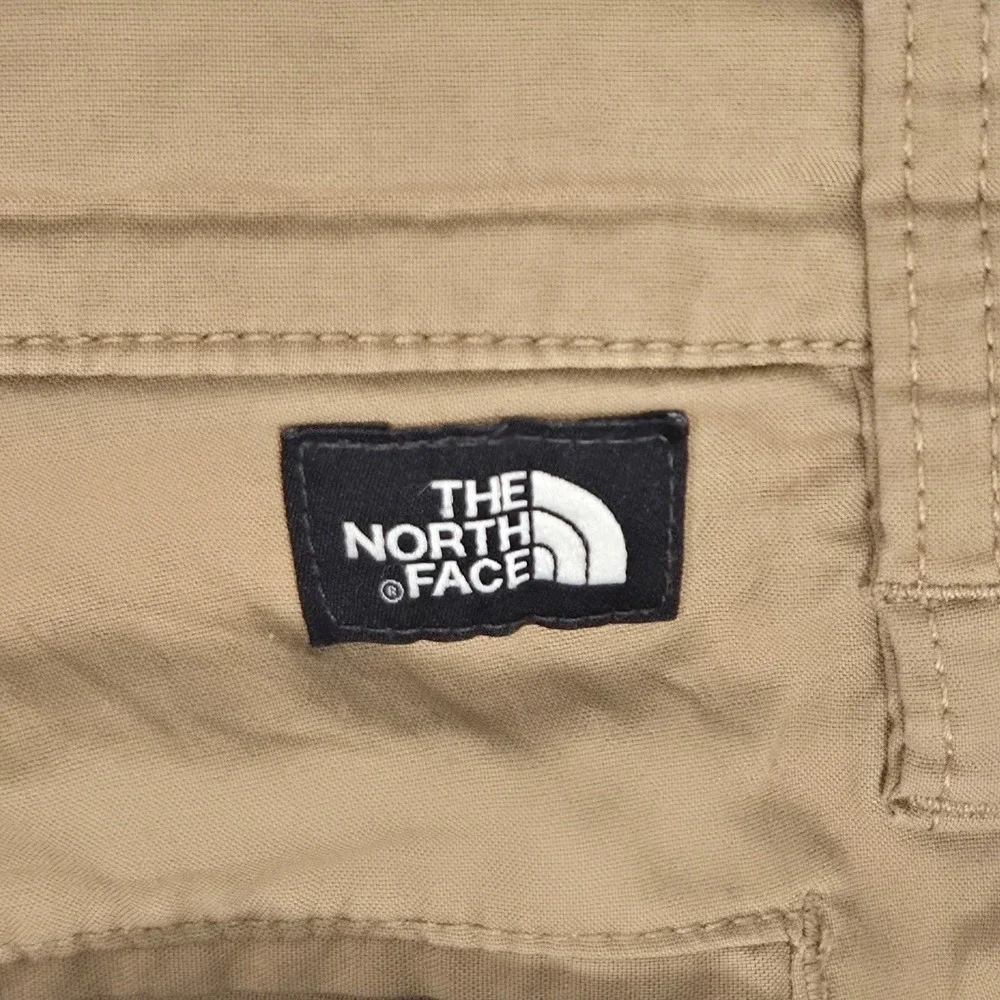 The North Face Cargo Shorts Mens 34 Tan Hiking Utility Performance Outdoor 35×9